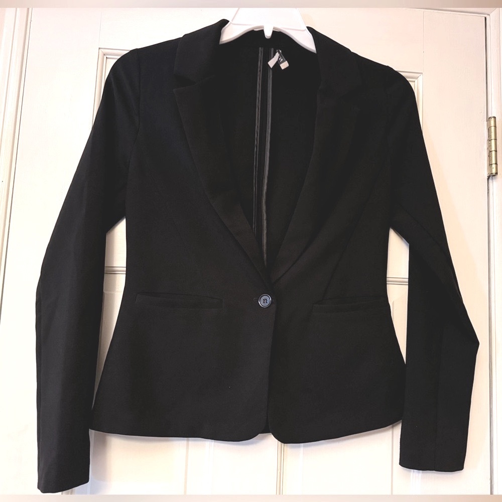 Papaya Black Blazer